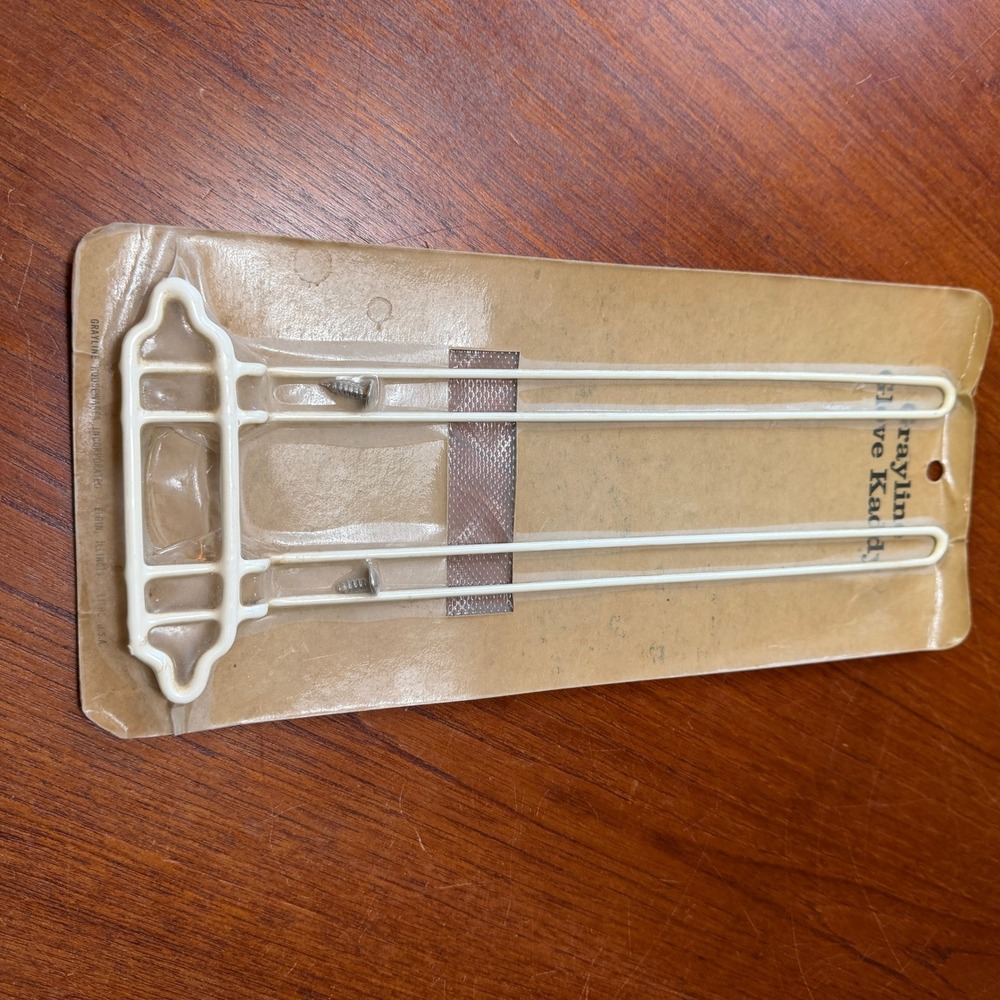 Grayline Glove Kaddy Vintage Metal Wall Mount Drying Rack New Old Stock MCM